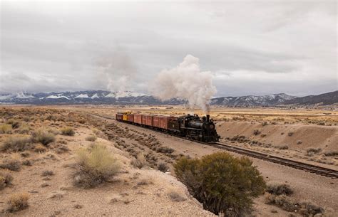 Nevada Northern 40 der NNRY zwischen East Ely und Hiline Junction