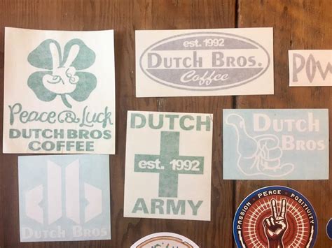 Dutch Bros Sticker Pack - 27 Total - Lots of RARE Stickers | #1852585069
