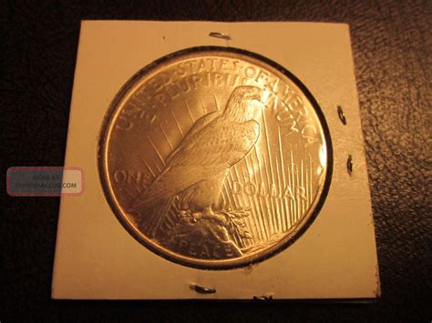 1924 - P Silver Peace Dollar - Coin - Coin In Photo