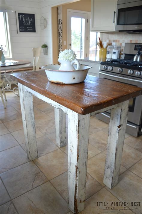 Old Barn Wood Kitchen Island at Eva Mowery blog