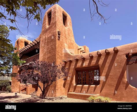 The architectural gem, The New Mexico Museum of Art, known for its ...