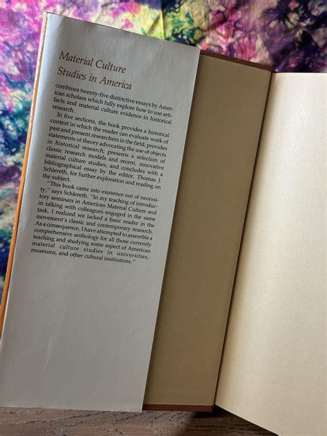 Material Culture Studies in America | Thomas Schlereth | 1st edition