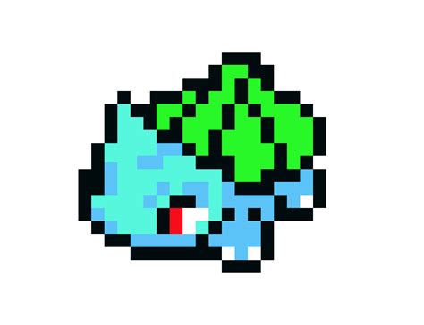 Pixel bulbasaur by Venasaur12 on DeviantArt