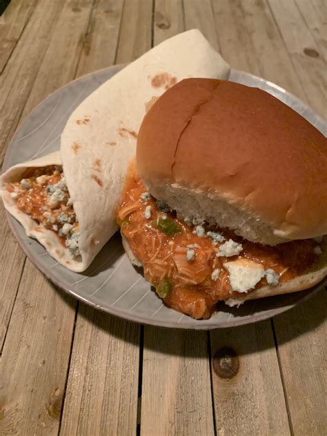 Slow Cooker Shredded Buffalo Chicken — Uncultured Palate