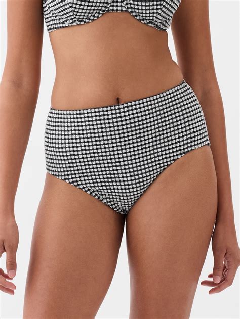 High Rise Gingham Bikini Bottom | Gap