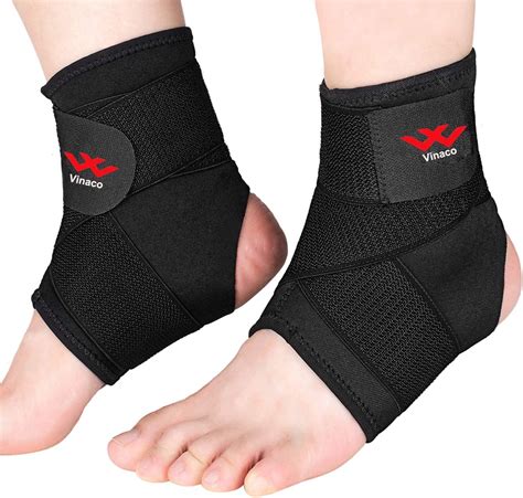 Vinaco Ankle Braces, 2PCS Breathable & Strong Ankle Brace for Sprained ...