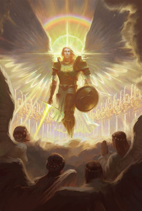 Michael, the Archangel, Harshanand Singh on ArtStation at https://www ...