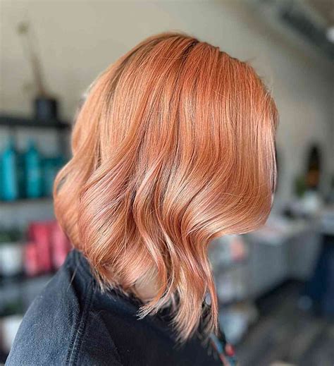 Golden Red Hair Color
