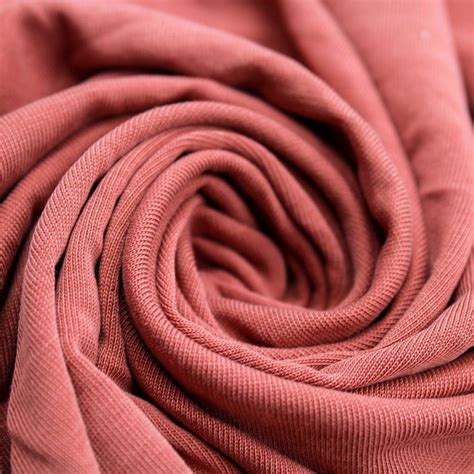 FREE SHIPPING!!! "Rust Modal Poly Sand Wash Jersey Cupro Knit Fabric ...