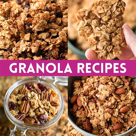 Homemade Granola Recipes - Peas and Crayons
