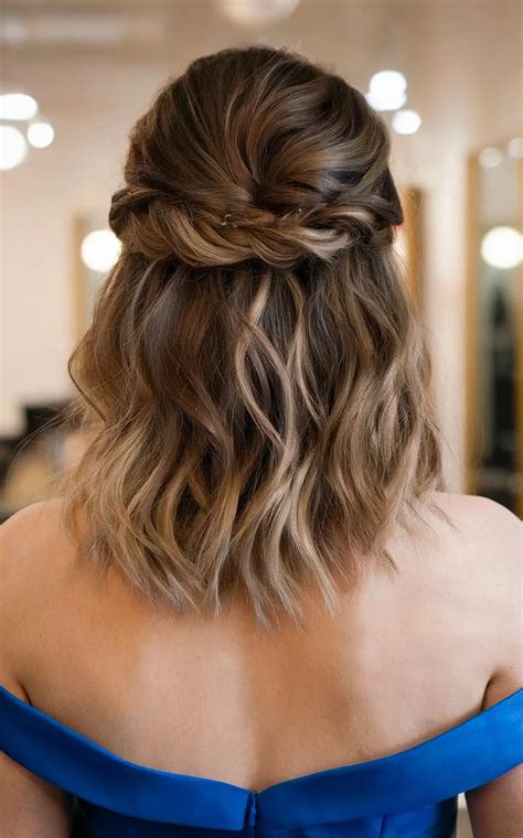 Shoulder Length Hairstyles For Prom