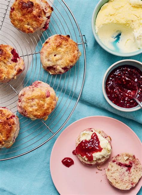 Jane's Patisserie White Chocolate Raspberry Scones Recipe | Easy Bake