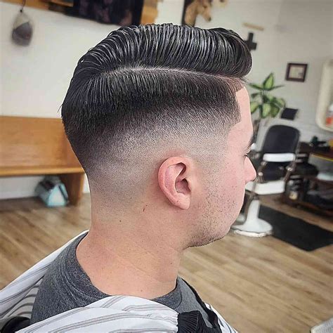 Fade Haircut Comb Over