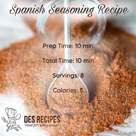 Orange Spanish Seasoning at Pearl Brandon blog