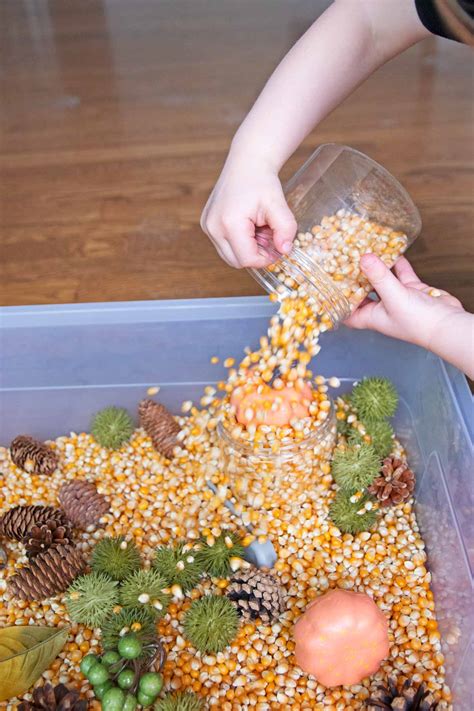 Fall Sensory Bin