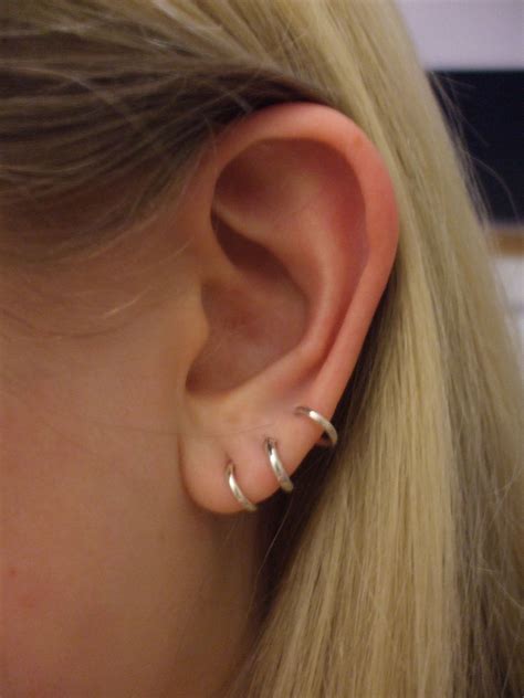 Pin by Natalie Banks on just me, myself, and I | Ear piercings, Three ...