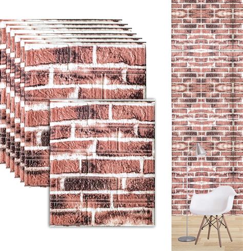 Amazon.com: 24PCS 3D Wall Panels Peel and Stick Wall Tiles,Brick ...