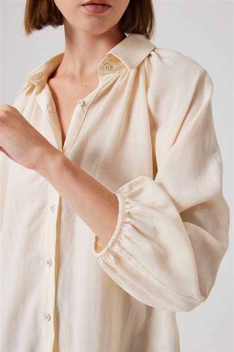 Billowy Puff-Sleeve Shirt - Our Second Nature