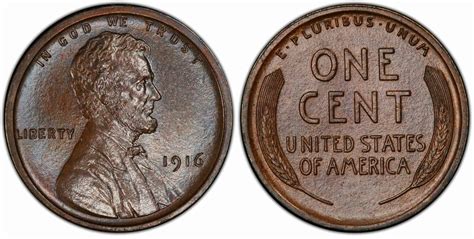 1916 Penny Error List & Value