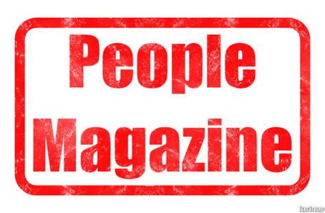 People Magazine Efecto de texto y diseño de logotipos Tendencia