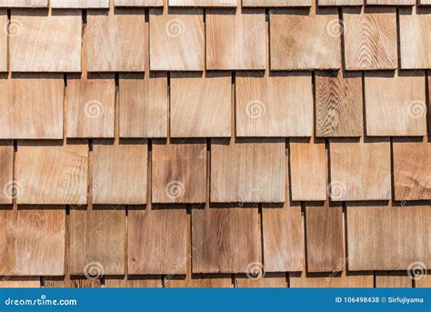 Wooden roof tile stock photo. Image of design, house - 106498438