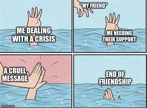 Losing a friend - Imgflip