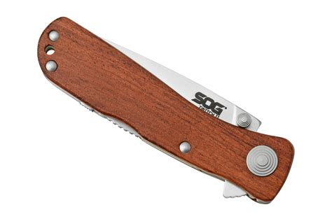SOG Twitch II, Wood Handle TWI7-CP pocket knife | Advantageously ...