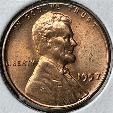 1957-P Lincoln Wheat US Cent - Brilliant Uncirculated Condition - For ...