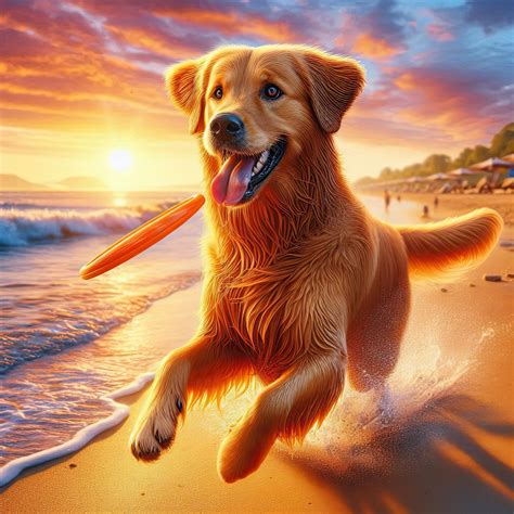 Golden Retriever Plays Free Stock Photo - Public Domain Pictures