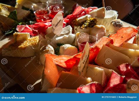 Cheese and Cold Cuts Appetizer Plate. Northern Italy Food Specialities ...