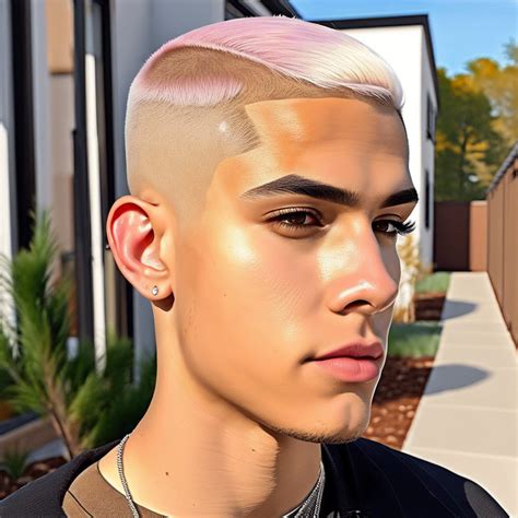 15 Bleached Buzz Cut Inspirations to Refresh Your Look - Burst of Style