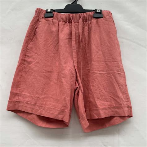 Grae Linen Womens Shorts Size 10 Pink(s)