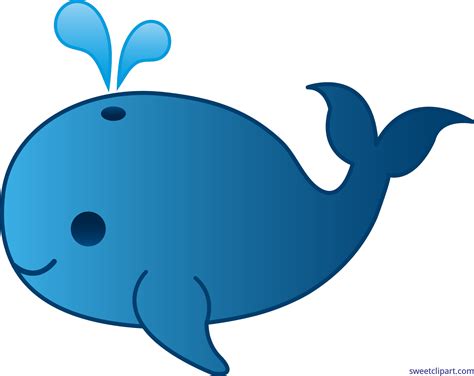 Clip Art Cute Whale