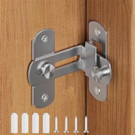 Amazon.com: SMARTSTANDARD Barn Door Lock, 90 Degree Barn Door Latch ...
