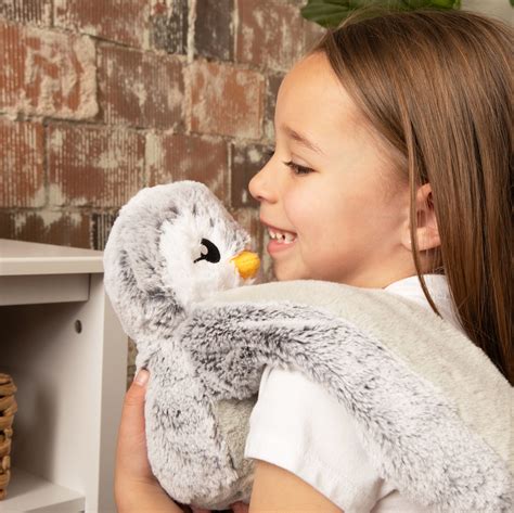 Warmable Weighted Penguin Stuffed Animal Hugarounds – Hugimals World