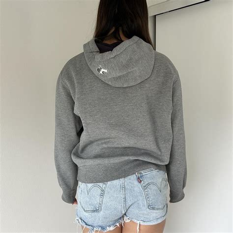 Women's Grey Hoodie | Depop