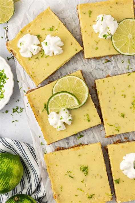 Easy Key Lime Bars Recipe (only 6 ingredients!)
