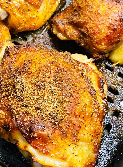 Air Fryer Pickle Brined Chicken Thighs - Cooks Well With Others