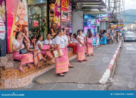 Massage parlor in Phuket editorial stock image. Image of exterior ...