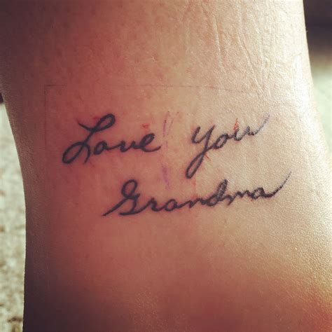 Innovations In Grandma Name Tattoos For An Elegant Look