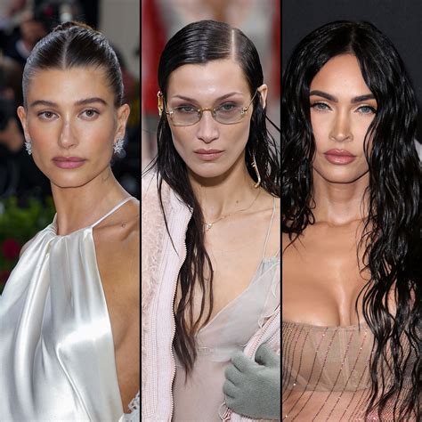 See Celebrities Own the Wet Hair Trend: Pics | Us Weekly