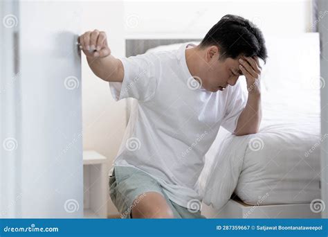 Dizzy Man Having Positioning Vertigo,sensation of Whirling,spinning Around and Loss of Balance ...