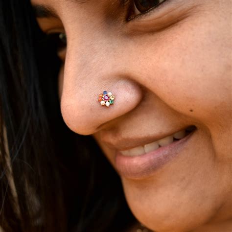 Flower Nose Rings