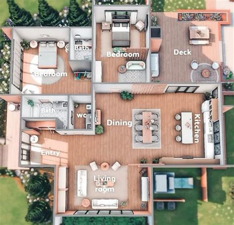 45 easy sims 4 house layouts to try this year sims 4 floor plans – Artofit