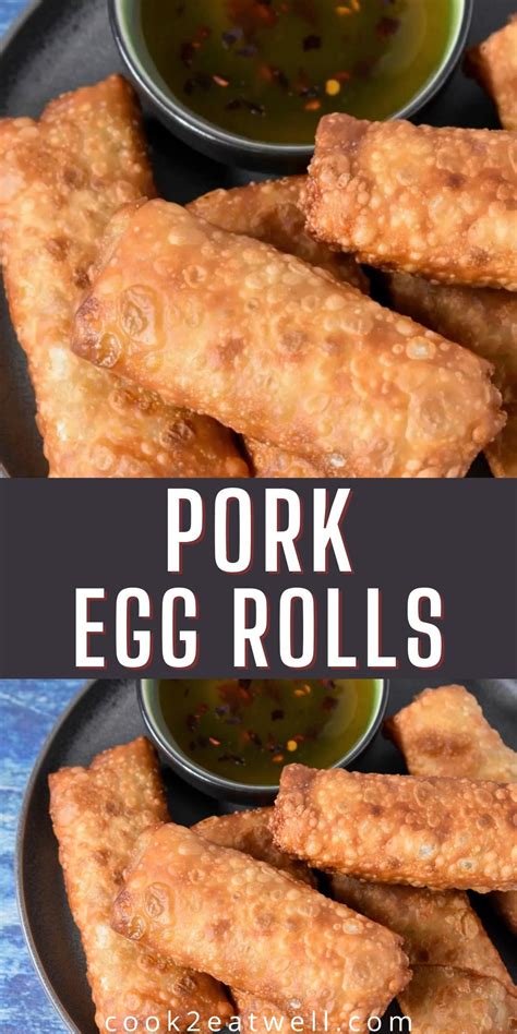 Pork egg rolls – Artofit