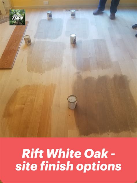 Rift Sawn White Oak - Site Finish | White oak hardwood floors, White ...