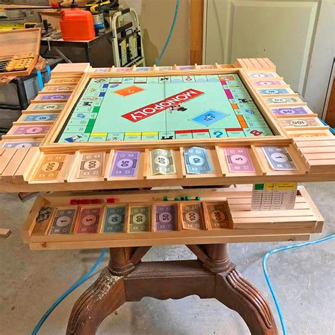 Wooden Monopoly Game Set at Annie Geil blog