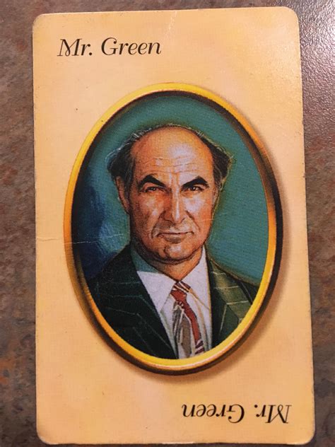 Clue Characters Mr Green