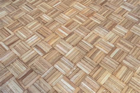 Premium Photo | Oak square parquet floor