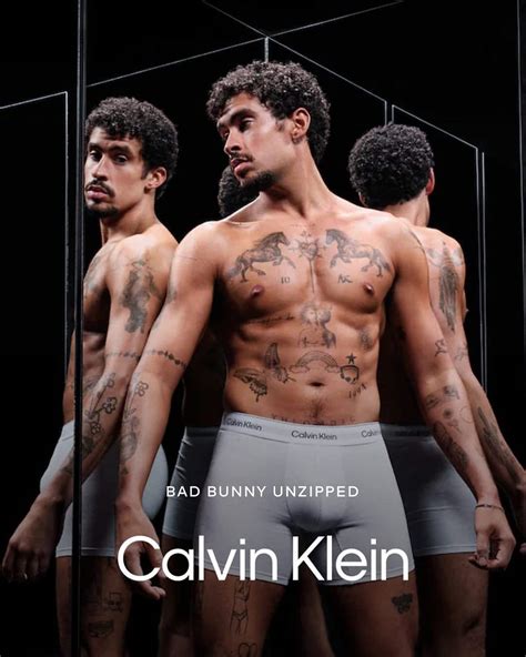 Bad Bunny BLAZES in New Calvin Klein Campaign - That Grape Juice